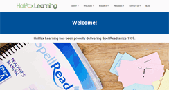 Desktop Screenshot of halifaxlearning.com