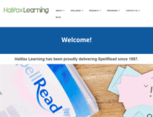 Tablet Screenshot of halifaxlearning.com